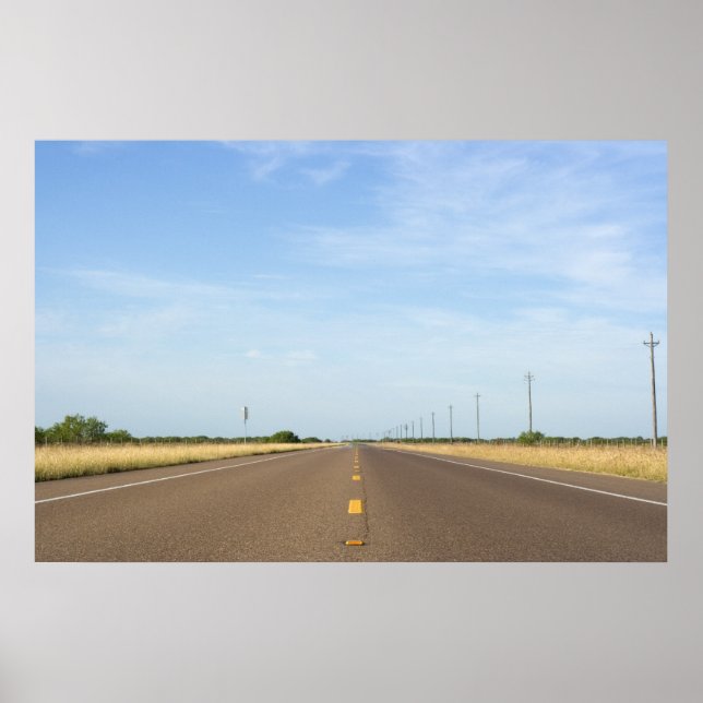 Richtung Horizont. Poster (Vorne)