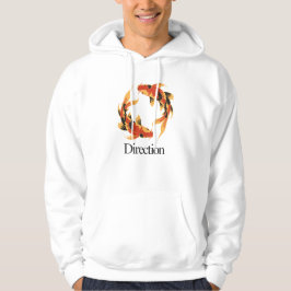 Richtung – Zeitloser Koi Symbol für Klarheit, Wach Hoodie