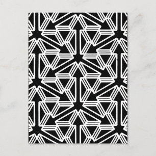 Richtungen - Geometrische Kunst Postkarte