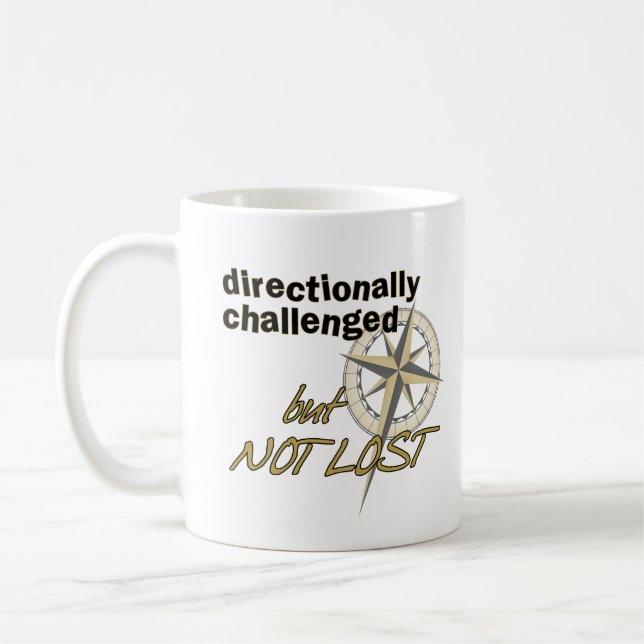 Richtungs- angefochtene Tasse (Links)