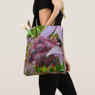 Ricinus communis auf der ganzen Print-Tasche