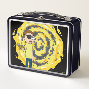 RICK AND MORTY™ Böser Morty Portal Metall Brotdose