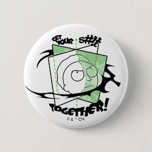 RICK AND MORTY™   Bring deine Scheiße in Ordnung! Button