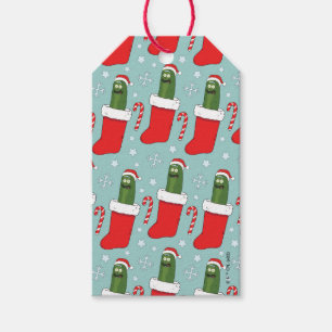 Rick and Morty Christmas Pickle Rick Pattern Geschenkanhänger