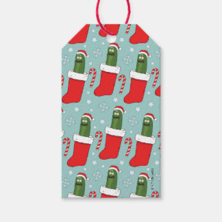 Rick and Morty | Christmas Pickle Rick Pattern Geschenkanhänger