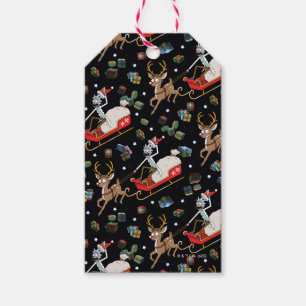 Rick and Morty Christmas Reindeer Sleigh Pattern Geschenkanhänger