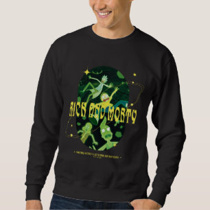 Rick and Morty Falling Quote Abzeichen Sweatshirt
