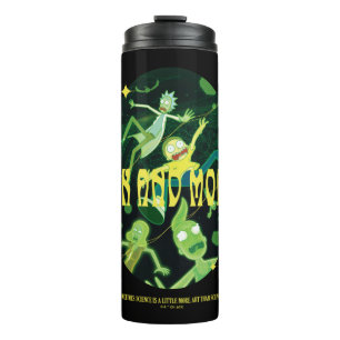 Rick and Morty Falling Quote Abzeichen Thermosbecher