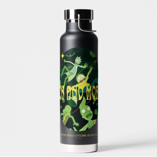 Rick and Morty Falling Quote Abzeichen Trinkflasche (Links)