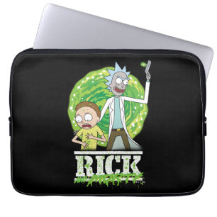 RICK AND MORTY™ Grüner Spritzer Laptopschutzhülle