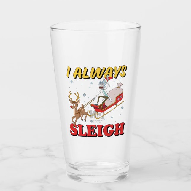 Rick and Morty | I Always Sleigh Glas (Vorderseite)