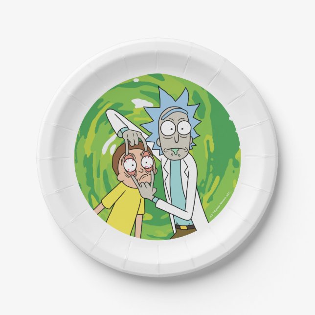 RICK AND MORTY™ Look At Pappteller (Vorderseite)