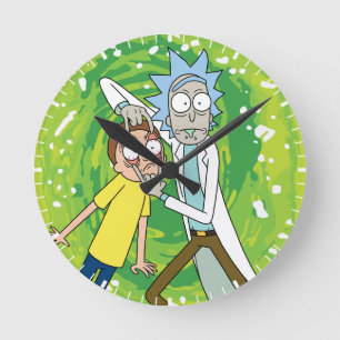 RICK AND MORTY™ Look At Runde Wanduhr