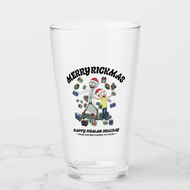 Rick and Morty | Merry Rickmas Presents Glas (Vorderseite)