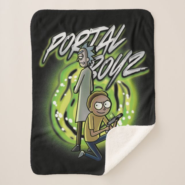Rick and Morty - Portal Boyz Sherpadecke (Vorderseite)