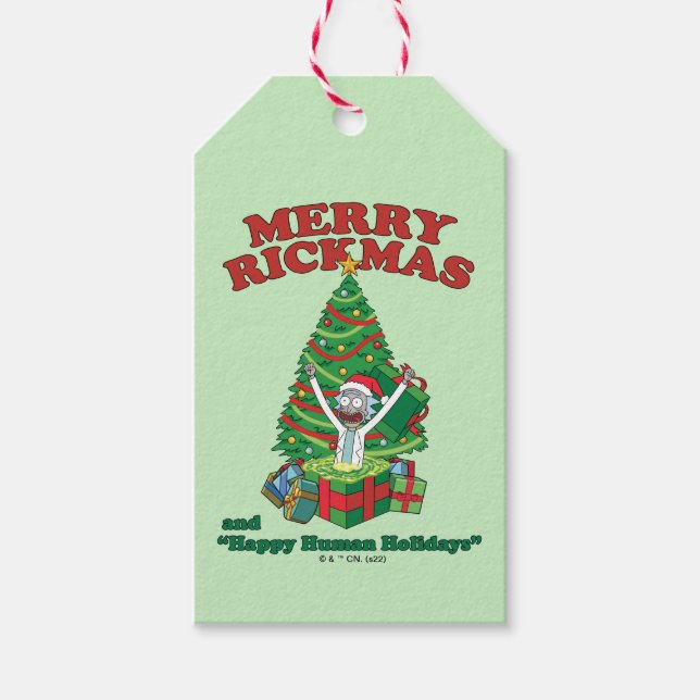 Rick and Morty | Portal Rick Merry Rickmas Geschenkanhänger (Vorderseite)