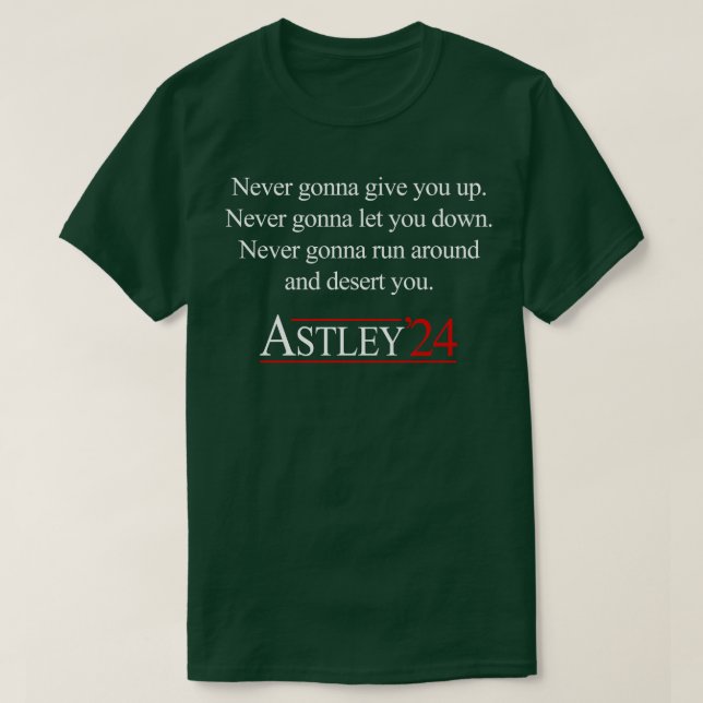 Rick Astley T-Shirt (Design vorne)