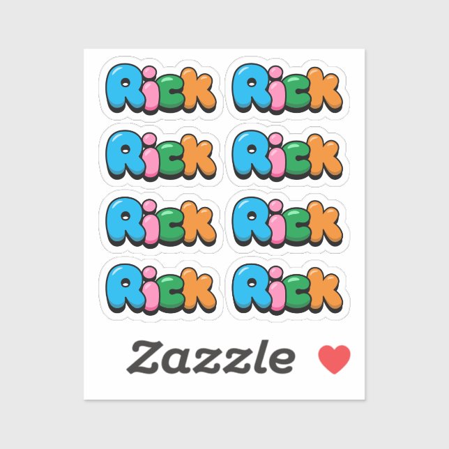 Rick Aufkleber (Blatt)
