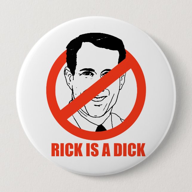 Rick ist ein Dick Button (Vorderseite)