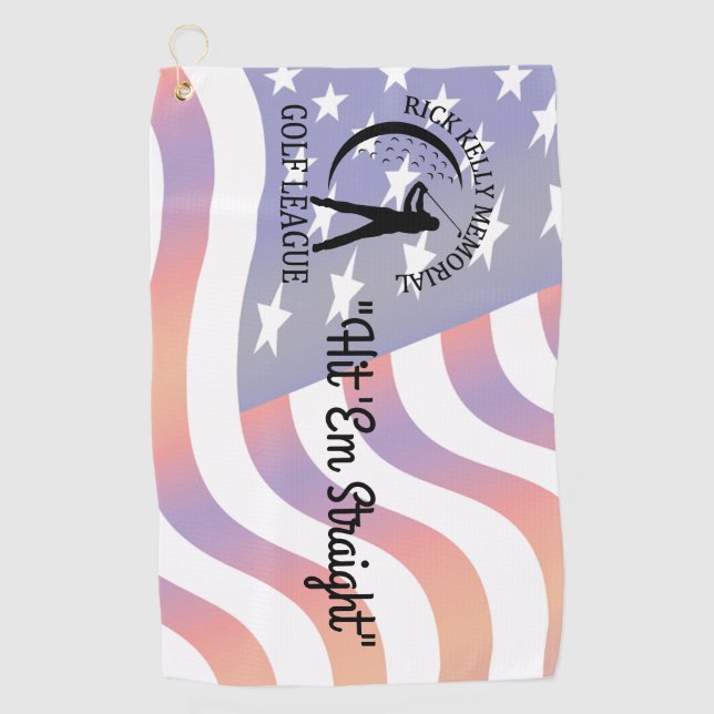 Rick Kelly Golf League Handtuch (Vorderseite)