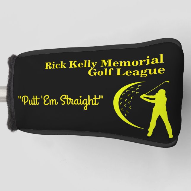 Rick Kelly Golf League Putter Cover Headcover (Vorderseite)