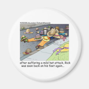 Rick leidet unter einem Cartoon, der Geschenke und Magnet