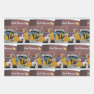 Rick London Big Box Stores for Cats Comic Geschenkpapier Set