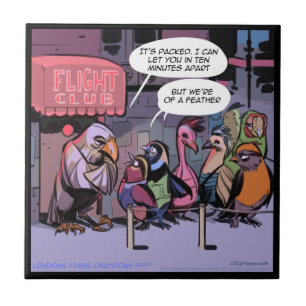 Rick London "Birds Of A Feather" Keramikfliese