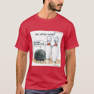 Rick London Cartoon Funny Bowling Comic T-Shirt