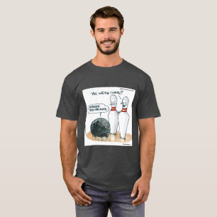 Rick London Cartoons Lustige Bowling Comic  T-Shirt