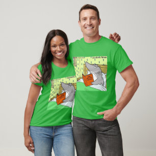 Rick London Cartoons Lustiger Hai-Anwalt T-Shirt