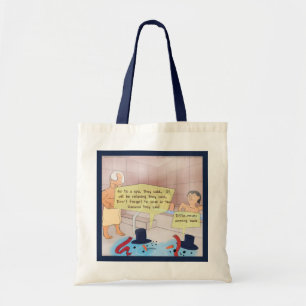 Rick London Comic Snowman Budget Canvas Bag Tragetasche