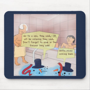 Rick London Comic Snowman Mousepad