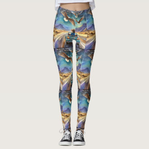 Rick London Fährt Im Dunkeln Lustiger Comic  Leggings