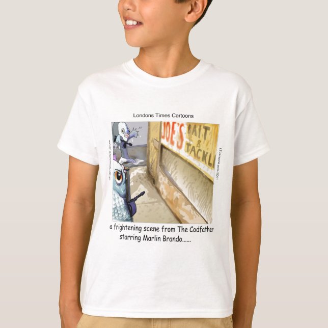 Rick London Fish Mafia Funny Gifts T-Shirt (Vorderseite)