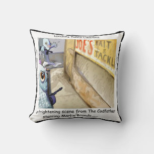 Rick London Fish Mafia Throw Pillow Kissen