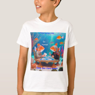 Rick London Fish Playing "Go Fish" Kartenspiel Com T-Shirt