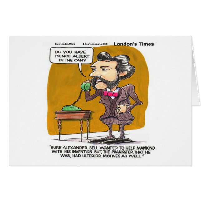 Rick London Funny Alexander Bell Phone Prank (Vorderseite (Horizontal))