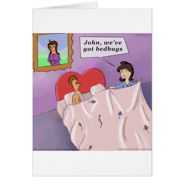 Rick London Funny Bedbugs Cartoon (Vorne)
