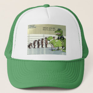 Rick London Funny Dinosaur Police Lineup Truckerkappe