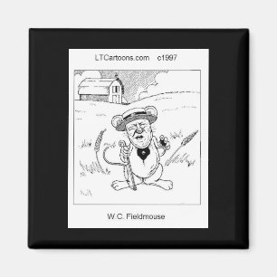 Rick London Funny Field Mouse Comic Magnet