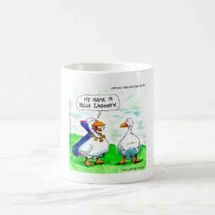 Rick London Funny Goose Vampire Wear Bells Kaffeetasse