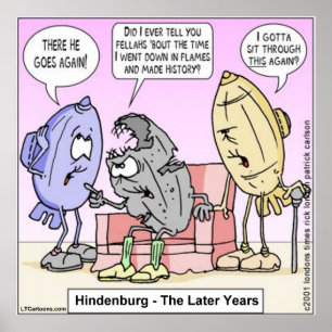 Rick London Funny Hindenburg Poster