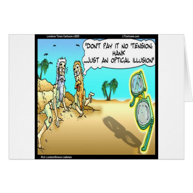 Rick London Funny Optometrist Illusion (Vorderseite (Horizontal))
