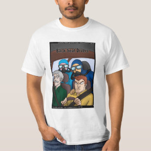 Rick London Funny Scuba Divers Comic T-Shirt