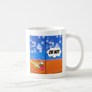 Rick London Funny Shakespeare Hamlet Bee Comic Kaffeetasse