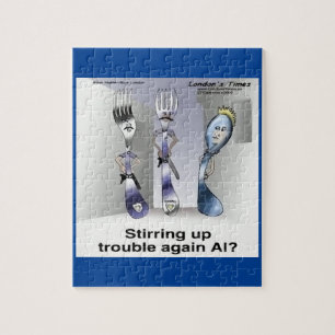 Rick London Funny Silverware Police Puzzle