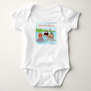 Rick London Gute alte Jungs Lustiger Comic Baby Strampler