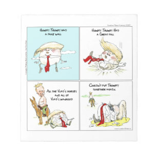 Rick London "Humpty Trumpty" Funny Gifts Notizblock