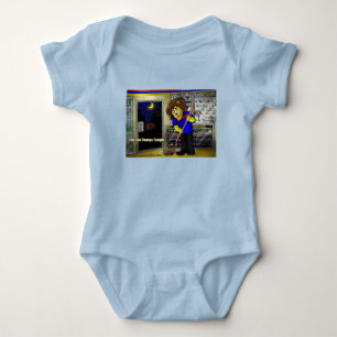 Rick London "Löwe räumt heute Nacht ab" Baby-Body  Baby Strampler